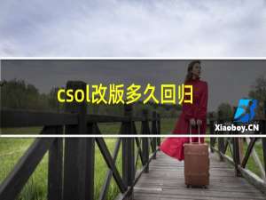 csol改版多久回归