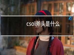 csol斧头是什么