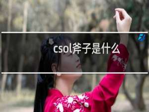 csol斧子是什么