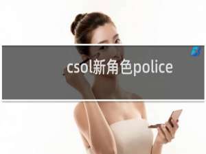 csol新角色police