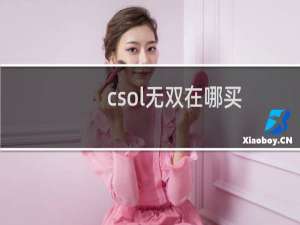 csol无双在哪买