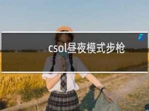 csol昼夜模式步枪