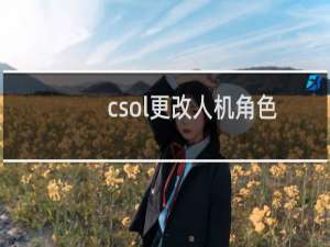 csol更改人机角色
