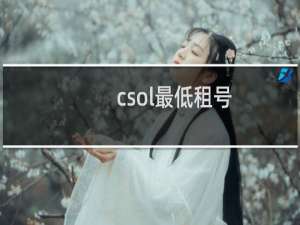 csol最低租号