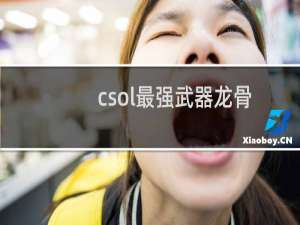 csol最强武器龙骨