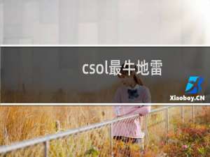 csol最牛地雷