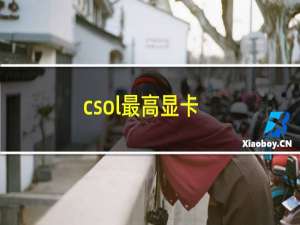 csol最高显卡