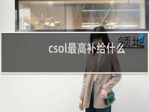 csol最高补给什么