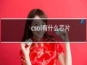 csol有什么芯片