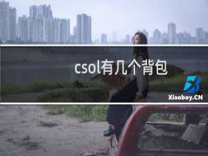 csol有几个背包