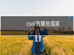 csol有哪些国家