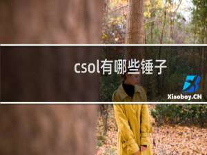 csol有哪些锤子