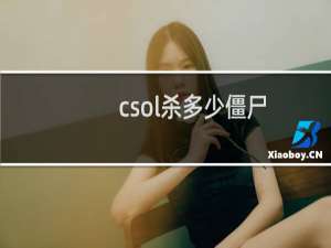 csol杀多少僵尸