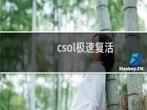 csol极速复活