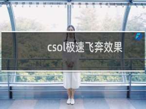 csol极速飞奔效果