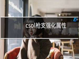 csol枪支强化属性