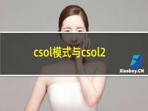 csol模式与csol2