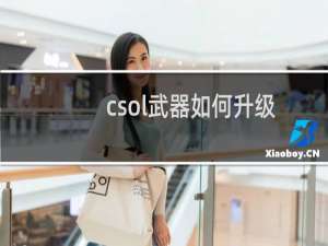 csol武器如何升级