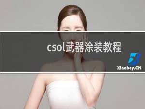 csol武器涂装教程