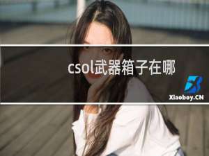 csol武器箱子在哪