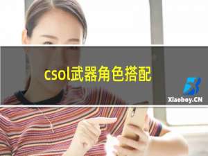 csol武器角色搭配