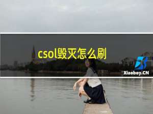 csol毁灭怎么刷