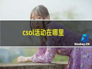 csol活动在哪里