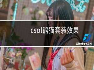 csol熊猫套装效果