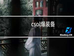 csol爆装备