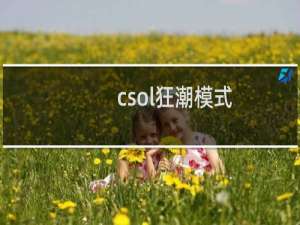 csol狂潮模式