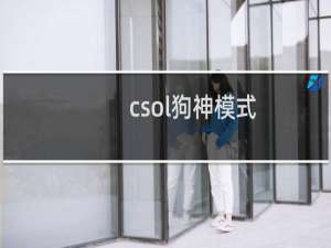 csol狗神模式