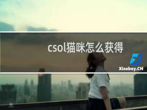 csol猫咪怎么获得