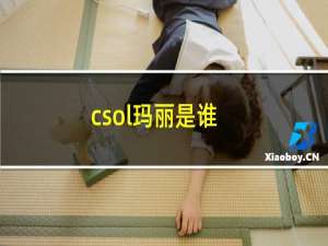 csol玛丽是谁