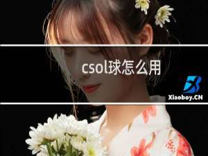 csol球怎么用