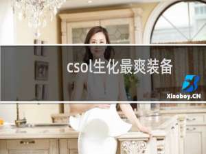 csol生化最爽装备