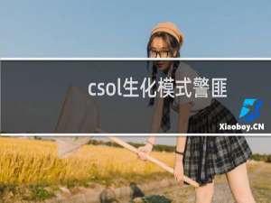 csol生化模式警匪