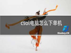 csol电脑怎么下单机