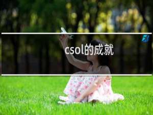 csol的成就