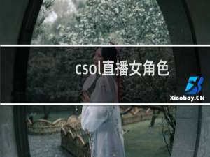 csol直播女角色