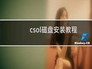 csol磁盘安装教程