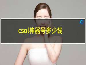 csol神器号多少钱