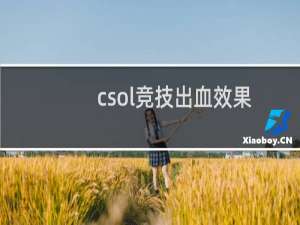 csol竞技出血效果