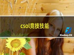 csol竞技技能