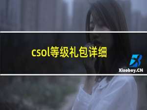 csol等级礼包详细