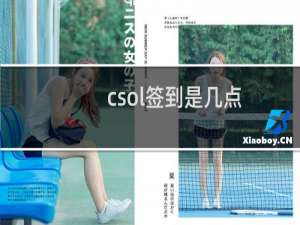 csol签到是几点
