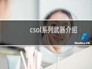 csol系列武器介绍