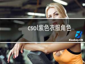 csol紫色衣服角色