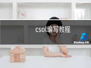 csol编写教程