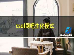 csol网吧生化模式