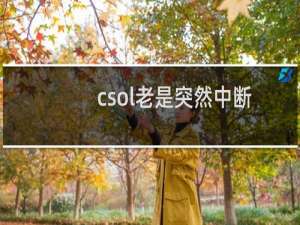 csol老是突然中断
